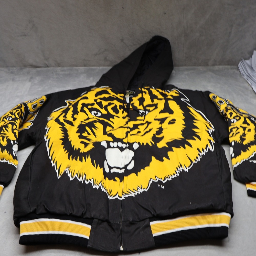 Grambling State Tigers Jacket Mens XL Gallop Black Bomber USA Made VTG Rare USA - Picture 1 of 15